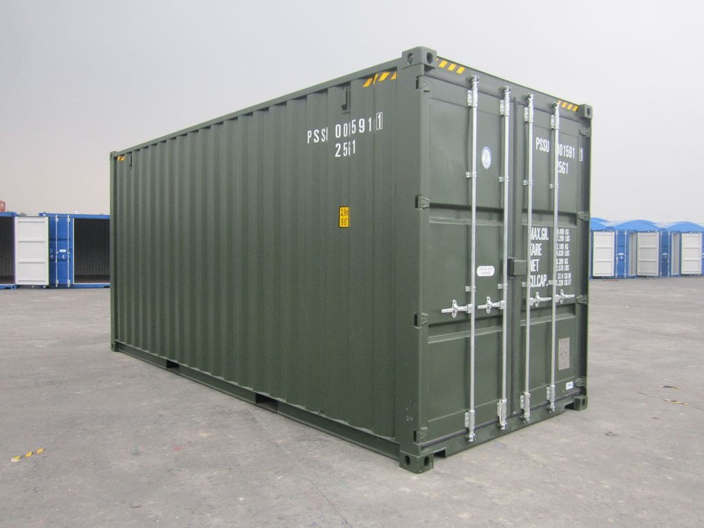 20' Newbuild Hi-Cube Green Container