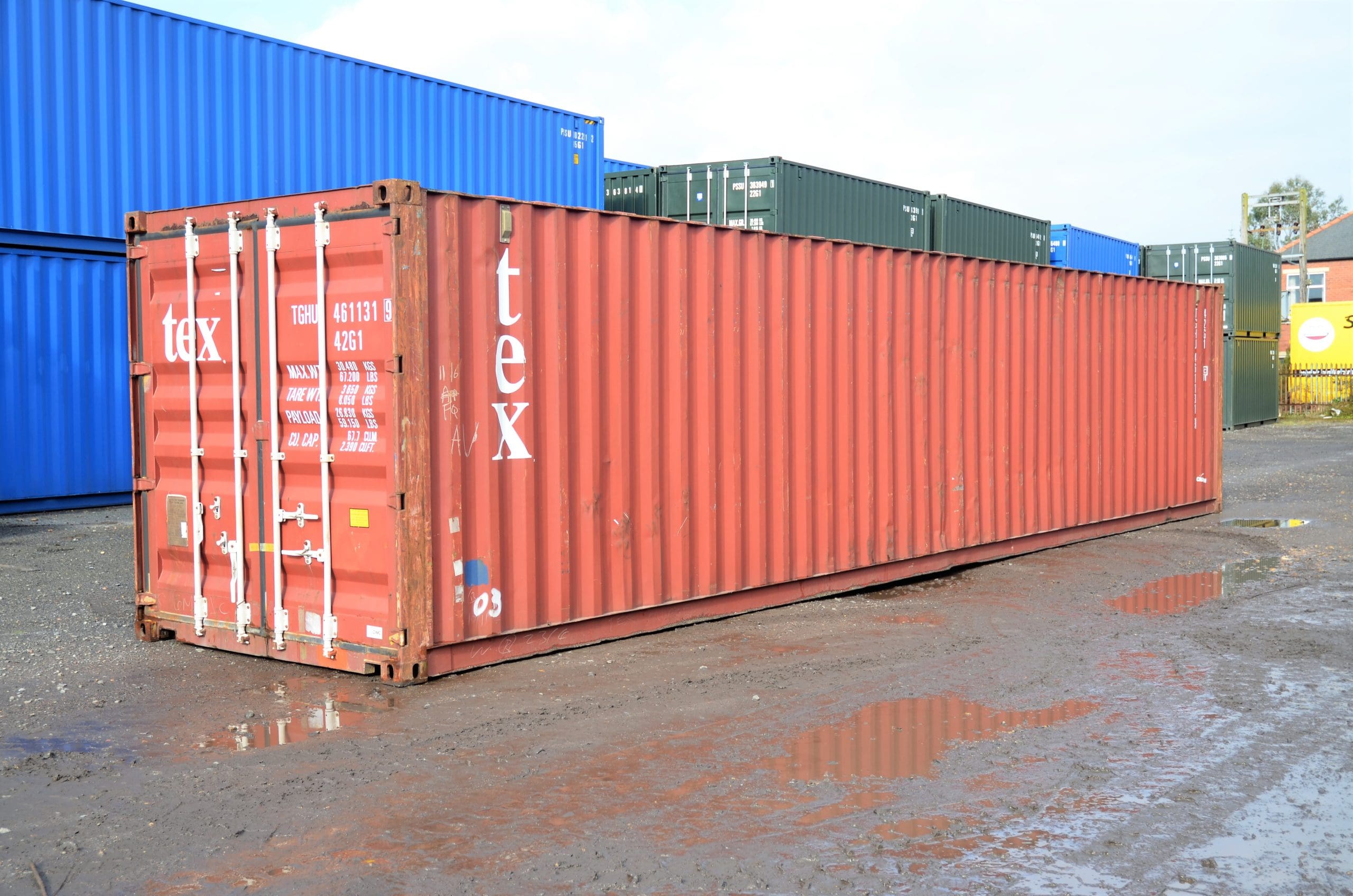 40' Used DV TGHU Container